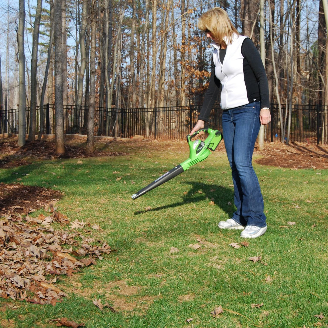 Restored Greenworks 1300302 G-MAX 40V 19" Lawn Mower and Blower Combo Lawn Kit (Refurbished)