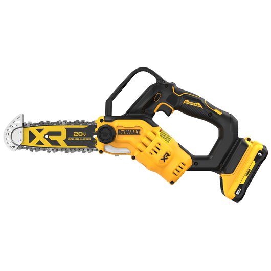 DeWalt 8 in. 20-Volt Lithium-Ion Pruning Electric Cordless Chainsaw Kit with 3Ah Battery and Charger