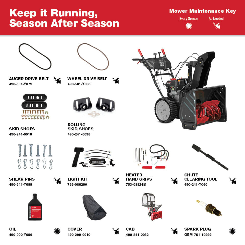 Troy-Bilt Storm 2665XP 26 In. Two-Stage 243cc Electric Start Self Propelled Gas Snow Blower