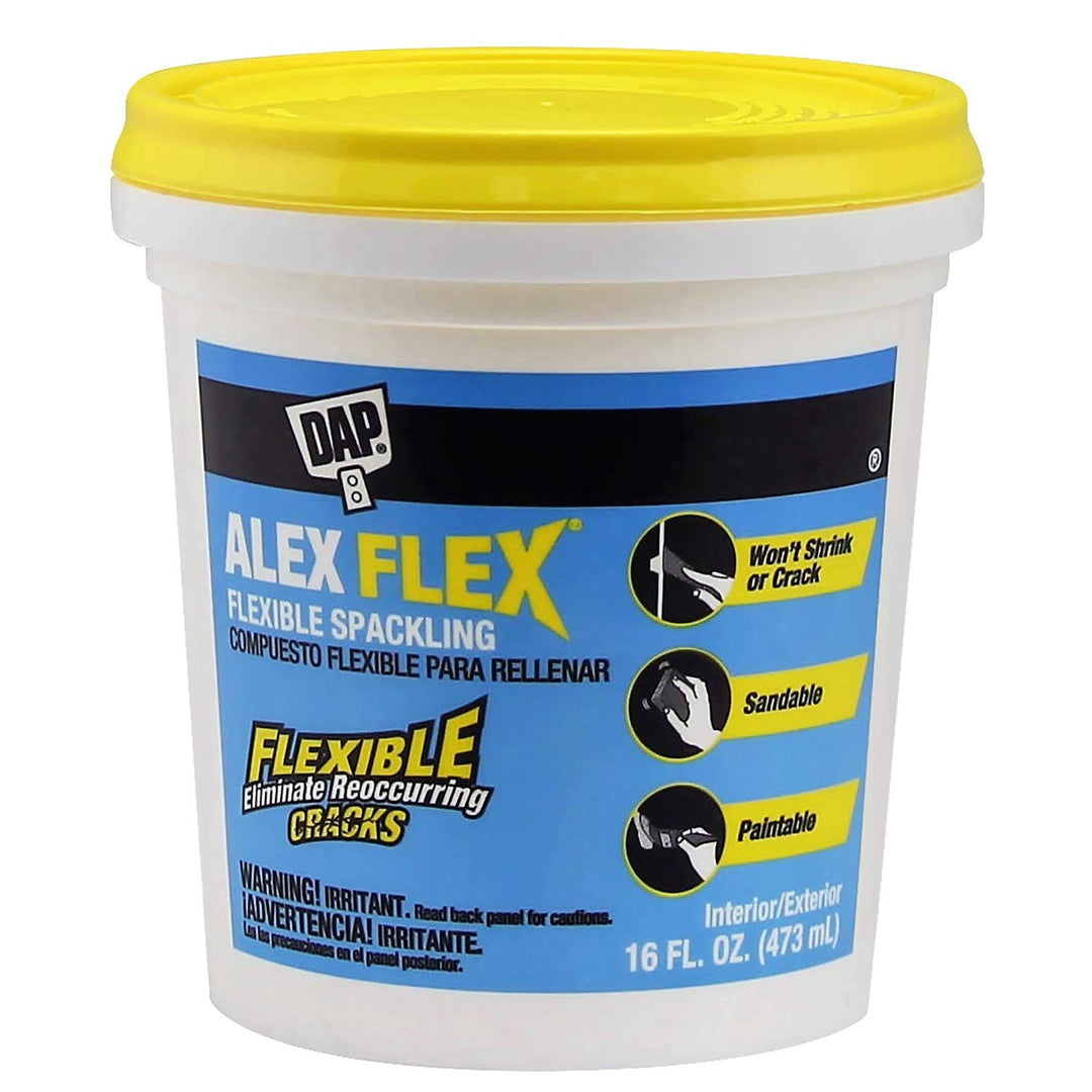 DAP INC 18742 Alex Flex PT Spackling, 16.0 Fl Oz, White