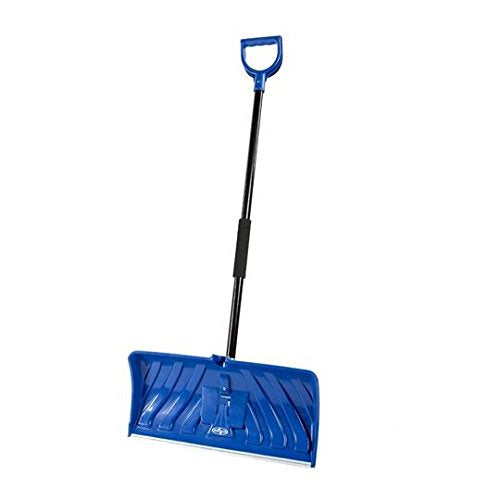 Snow Joe Edge SJEG24 2-In-1 24-Inch Poly Blade Snow Pusher and Ice Chopper, Blue