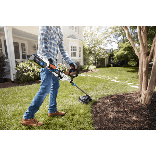 Restored HART 40-Volt Cordless Attachment Capable 15-inch String Trimmer Kit, (1) 4.0Ah Lithium-Ion Battery (Refurbished)