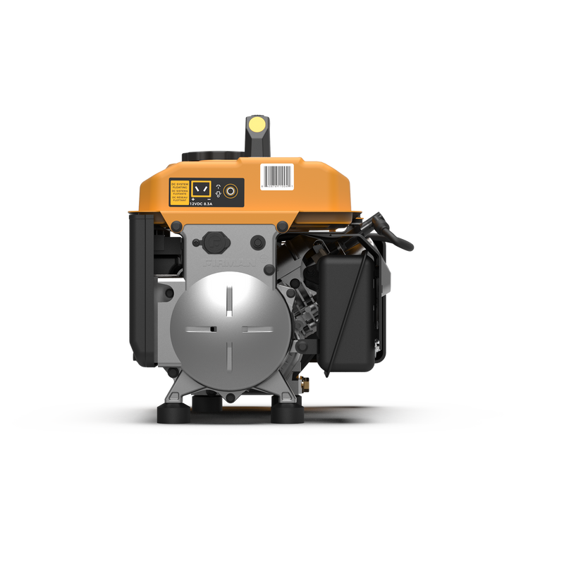 Firman P01001 1300/1050 Watt Recoil Start Gas Portable Generator CARB and cETL Cert, Black [Remanufactured]