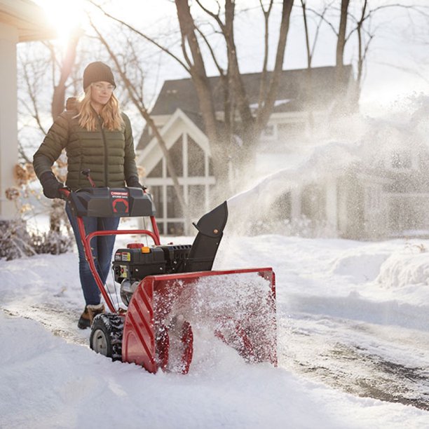 Troy-Bilt 24 in. Two-Stage 208cc Electric Start Self Propelled Gas Snow Blower Storm 2410 Model