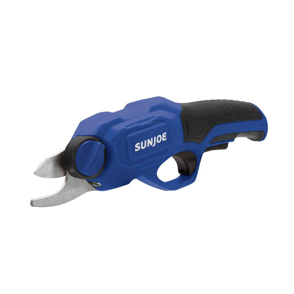 Sun Joe PJ3600C 3.6V 2000 mAh .6 Sec Rapid Cutting Cordless Rechargeable Power Pruner | Blue [Remanufactured]