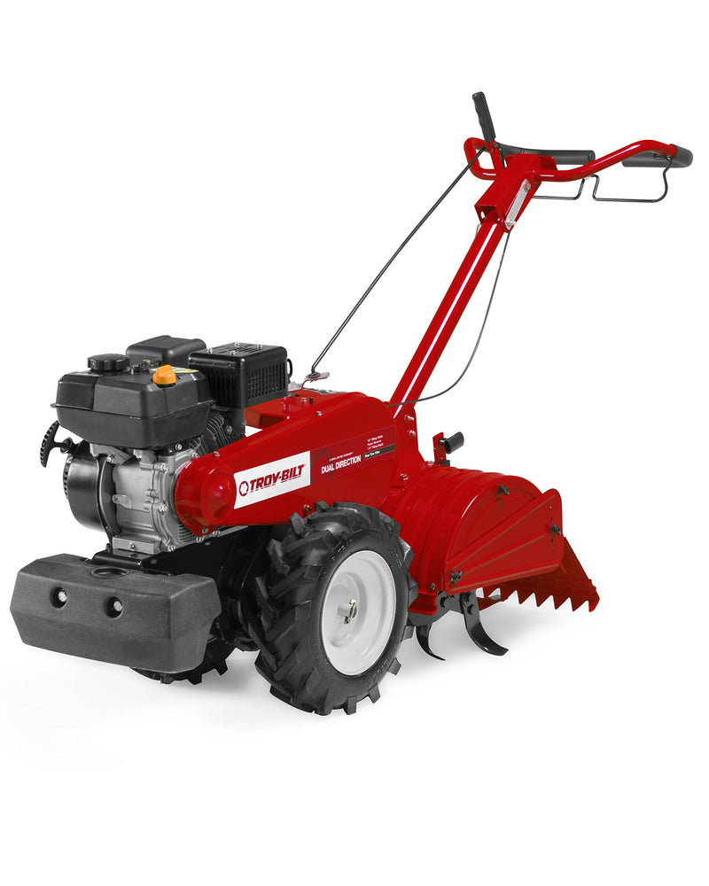 Mustang 18 in. 208 cc Gas OHV Engine Rear-Tine Tiller with Forward-Rotating and Counter-Rotating Tilling Options
