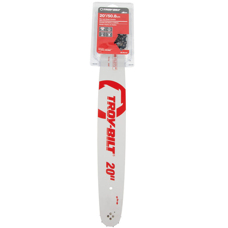 Troy-Bilt 490-700-Y121 Bar and Chain Combo, 20" Black