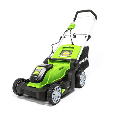 Restored Scratch and Dent Greenworks 10 Amp 17-inch Corded Electric Lawn Mower (Refurbished)