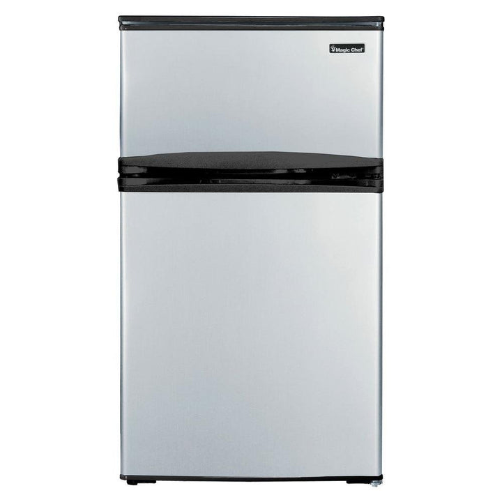 Magic Chef 3.1 cu. ft. Mini Refrigerator in Stainless Look (Stainless Steel)