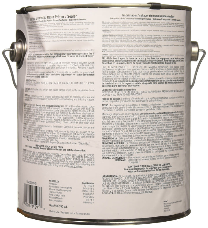 INSL-X Products Corp NO4000099-01 Gallon White Odorless Primer, 1 Gallon
