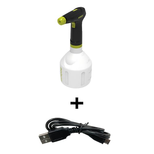 Restored Sun Joe SJ-APS-022 Handheld Multi-Purpose Sprayer | W/ Universal USB Charging Cable | 3.7-Volt | 1 Liter (Refurbished)