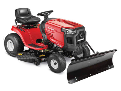 Troy Bilt Pony 42B "Mow and Snow" Snow Edition 42 in. Gas Riding Lawn Tractor 17.5 HP 500CC Briggs & Stratton Automatic Drive with Plow, Chains and Weight Kit