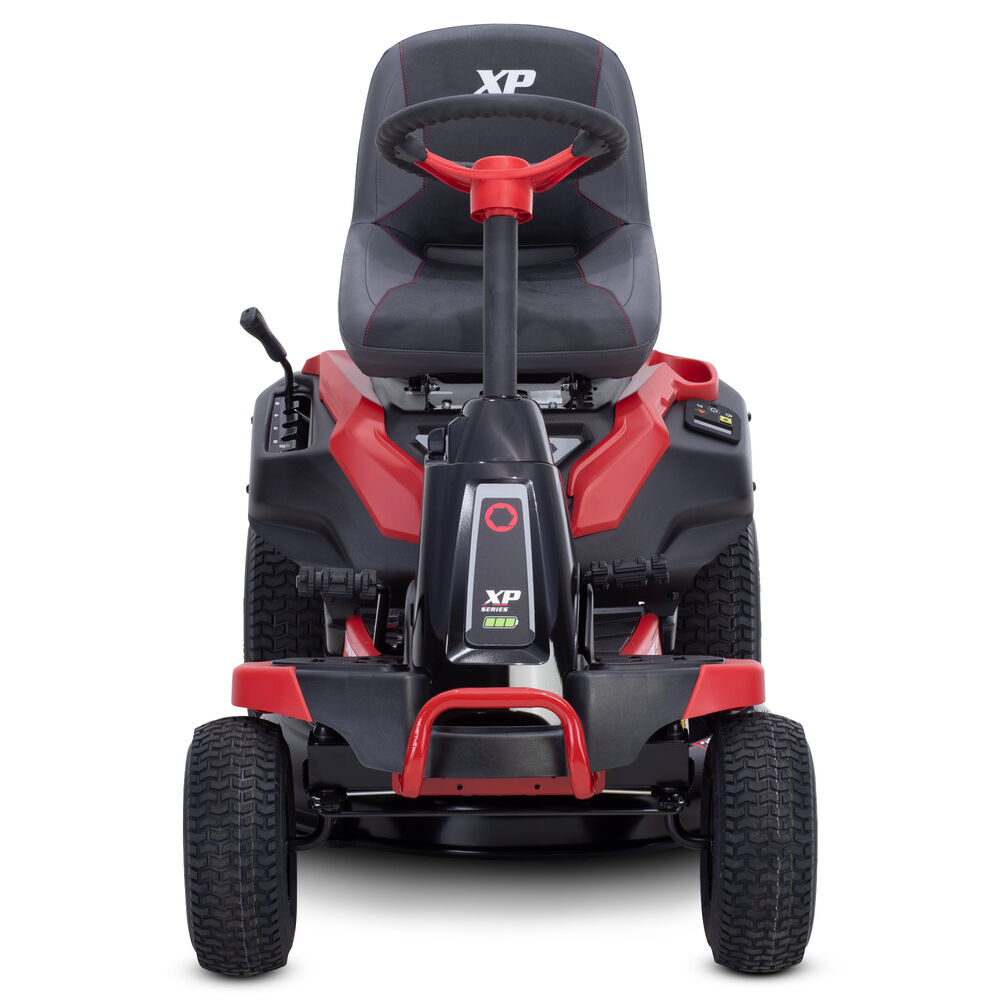 Troy-Bilt TB30E XP 30 in. 56-Volt MAX 30 Ah Battery Lithium-Ion Electric Drive Cordless Riding Lawn Tractor with Mulch Kit Included