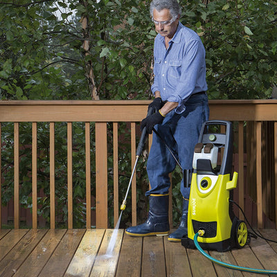 Restored Scratch and Dent Sun Joe SPX3000-BLK Electric Pressure Washer| 14.5-Amp | 2030 PSI Max* | 1.76 GPM Max* | Remanufactured