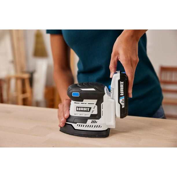 Restored Scratch and Dent HART 20-Volt Cordless Detail Sander (Battery Not Included) (Refurbished)