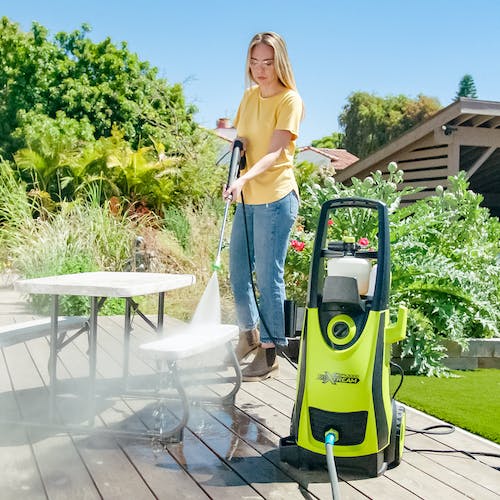 Restored Scratch and Dent Sun Joe SPX3000-XT1-MP2 XTREAM Clean Electric Pressure Washer | 13-Amp | Most Popular Accessory Bundle| XTREAM Triple Action Power (Refurbished)