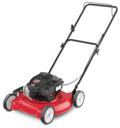 (Restored) Yard Machines 11A-02BT729 20-in Push Lawn Mower with 125cc Briggs & Stratton Gas Powered Engine, Black and Red (Refurbished)