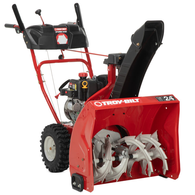Troy-Bilt MTD Storm 24 in. 208 cc Two- Stage Gas Snow Blower with Electric Start Self Propelled Model 2420