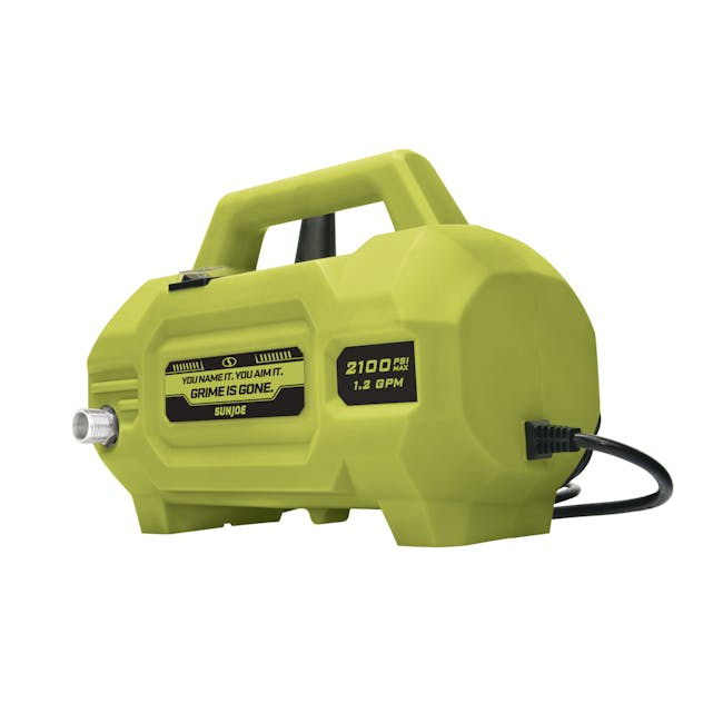 Restored Scratch and Dent Sun Joe SPX2100HH-SJG Electric Handheld Pressure Washer W/ Foam Cannon and Nozzles | 13-Amp | Easy Carry Handle | Included Accessories (Refurbished)