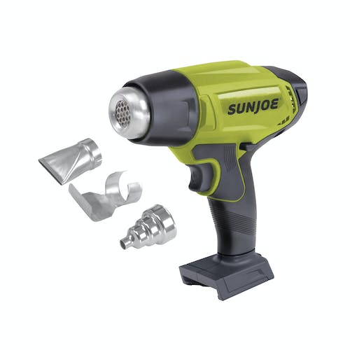 Restored Scratch and Dent Sun Joe 24V-HG100-CT 24-Volt IONMAX Cordless Heat Gun | 1022 °F | 5 Second Ramp | Accessories for Crafts, Shrinking, Paint Stripping, DIY | Tool Only (Refurbished)