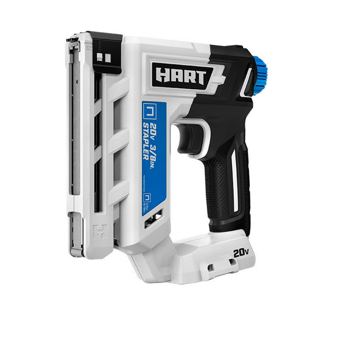 Restored HART HPNR75B | 3/8 Inch Crown Staple Gun Kit | 20-Volt | (1) 20-Volt 1.5Ah Lithium-Ion Battery (Refurbished)