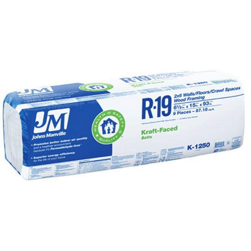 JOHNS MANVILLE INTL 90005453 Series R19 15"x93" Kraft Batt