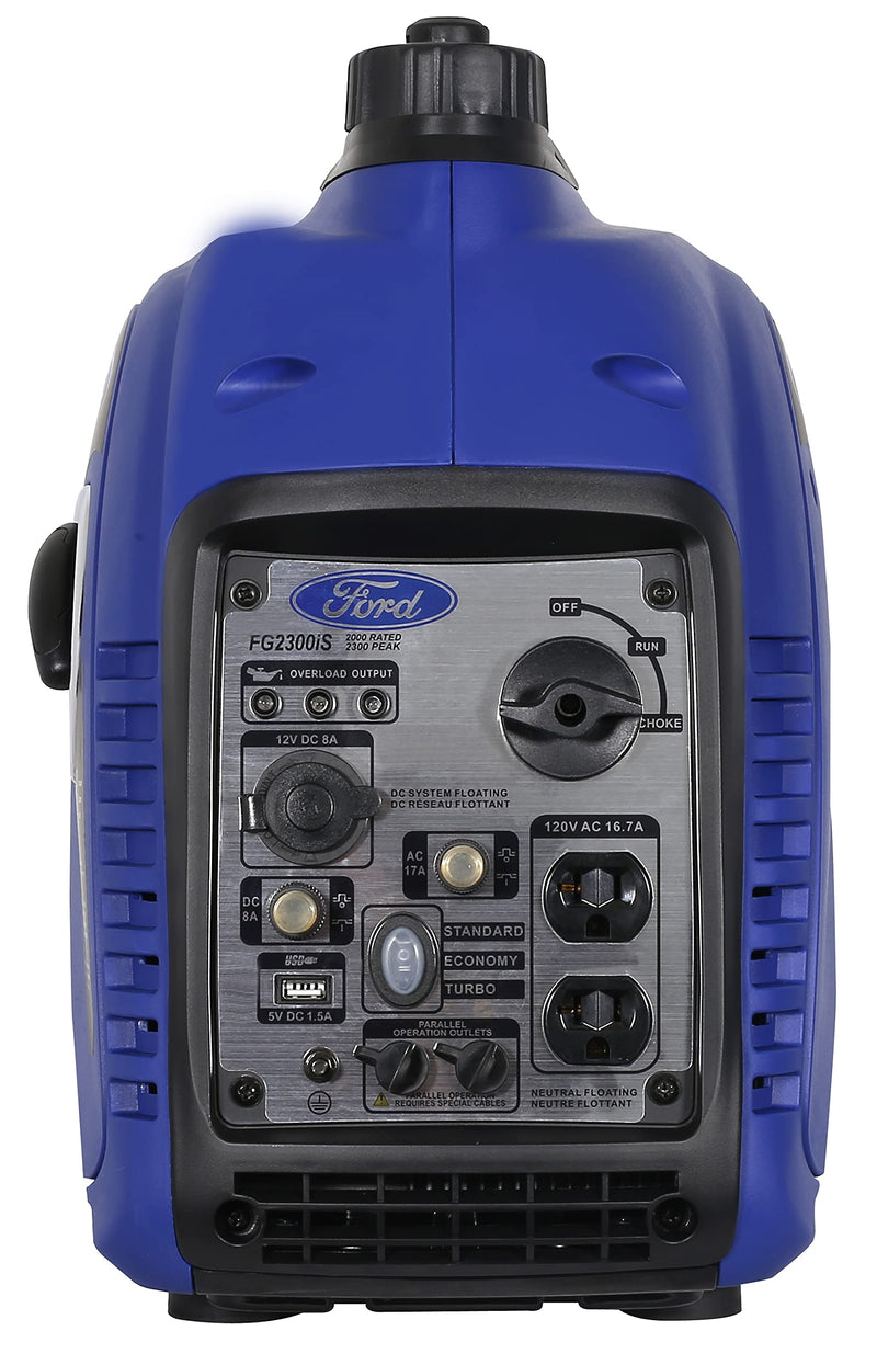 Restored Scratch and Dent Ford FG2300iS 2300W Silent Series Inverter Generator, Blue (Refurbished)