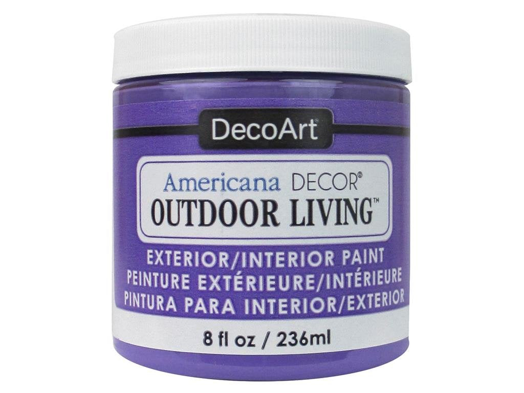 DecoArt Americana Outdoor Living 8oz Pansy, Purple