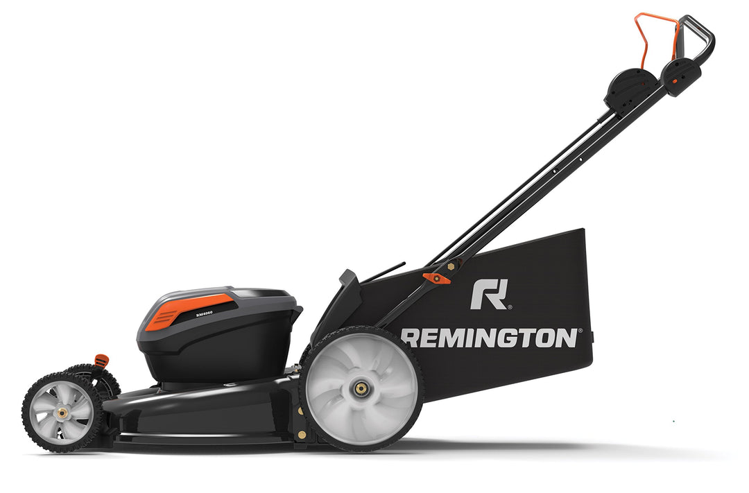 Remington RM4060 40V 21-Inch Cordless Battery-Powered Push Lawn Mower with Electric Start