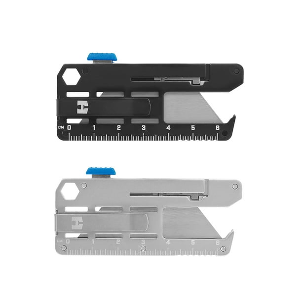 Restored Scratch and Dent HART 4-in-1 Pocket Tool Utility Knife 2-Pack (Refurbished)