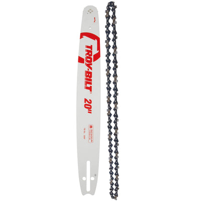 Troy-Bilt 490-700-Y121 Bar and Chain Combo, 20" Black