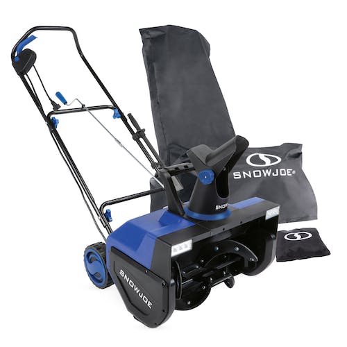 Restored Scratch and Dent Snow Joe SJ627E-CVR Electric Snow Thrower | 22-Inch | 15-Amp | w/ Dual LED Lights Bonus Cover (Refurbished)