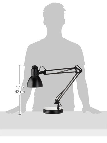 Globe Electric Company 12712 Architect Lamp, 28", Black