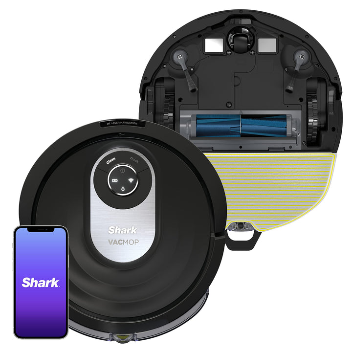 Shark AI VACMOP PRO Pet Robot Vacuum Cleaner and Mop with LIDAR Navigation Home Mapping and Wi-Fi Connected