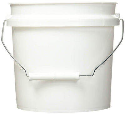 Leaktite 744456 1-Gallon White Plastic Pail Paint Pail/Container