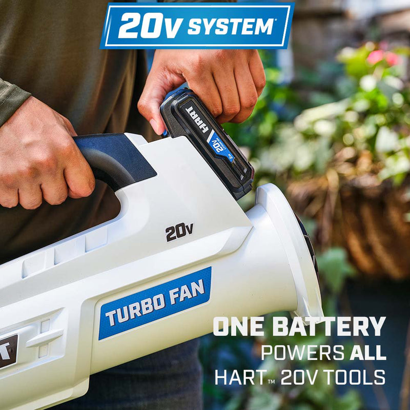 (Restored) HART 20-Volt Cordless 250 CFM Axial Blower (1) 2.0 Lithium Ion Battery HGBL041VNM (Refurbished)