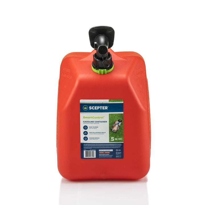 Scepter FR1G501 5 Gallon SmartControl Gas Can, Red