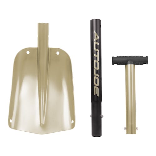 Auto Joe ATJ401M-GLD | Compact Utility Shovel | 32-Inch | Aluminum | 3-Piece Smart Lock (Gold) (Open Box)