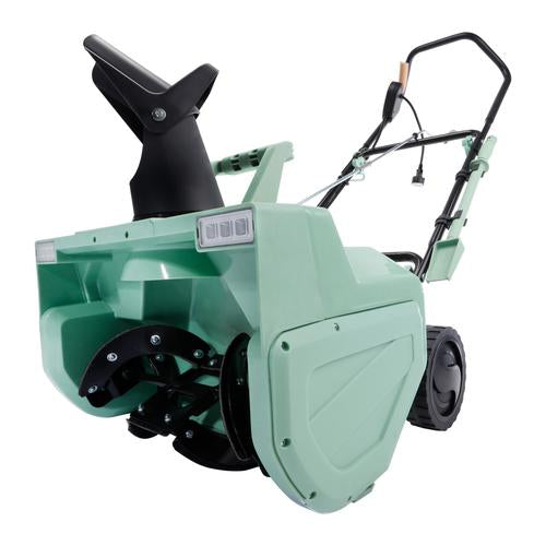Martha Stewart MTS-22SB-MPL Electric Snow Thrower | 22-Inch | 15-Amp | w/ Dual LED Lights | Mint [REMANUFACTURED]