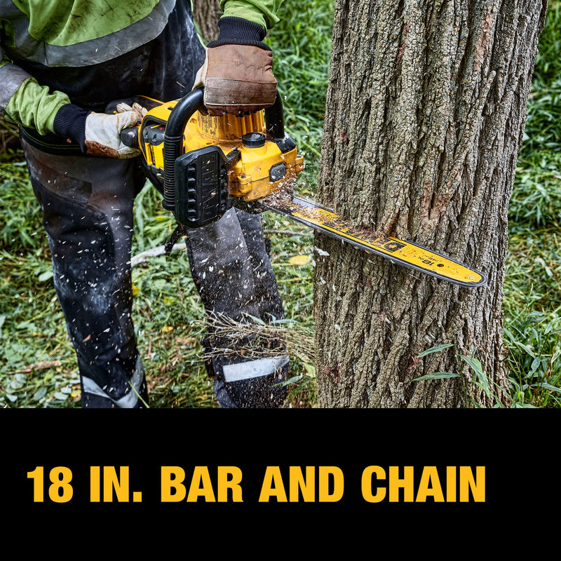 DEWALT (DCCS672X1 60V FLEXVOLT 18" Brushless Chainsaw, Yellow/Black [LOCAL PICKUP ONLY]