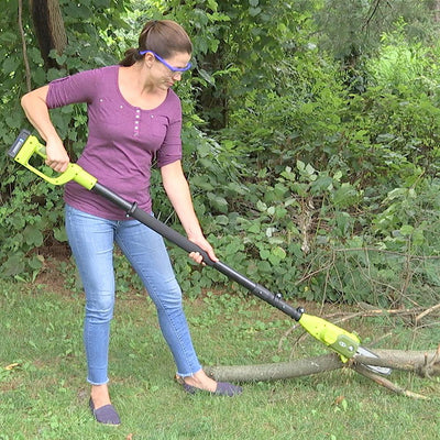 Sun Joe 20VIONLTE-PS8 Cordless Telescoping Pole Chain Saw - Green [Remanufactured]