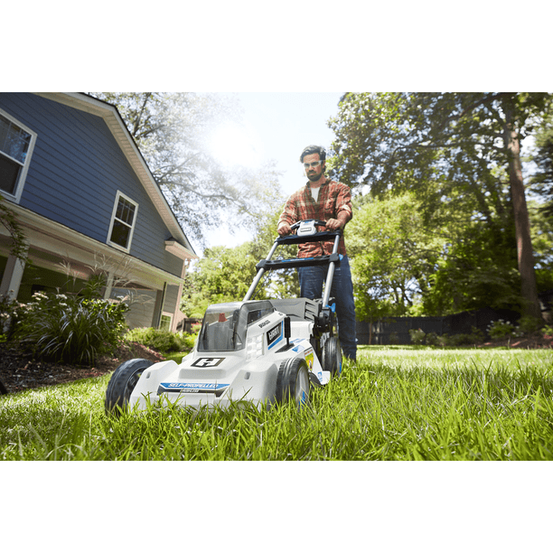 Restored Scratch and Dent HART 40-Volt Cordless Brushless 20-inch Self-Propelled Mower Kit, (1) 5.0Ah Lithium-Ion Battery, (1) Battery Charger (Refurbished)