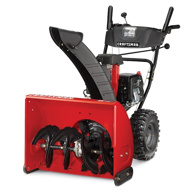 CRAFTSMAN  SB450 26-in 208-cc Two-stage Self-propelled Gas Snow Blower with Push-button Electric Start [Remanufactured]