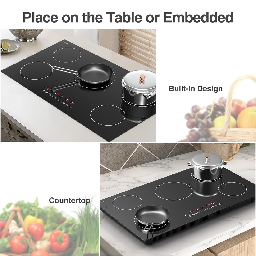 Restored Scratch and Dent VBGK Induction Cooktop with 5 Burners (Refurbished)