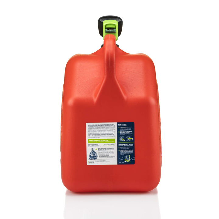 Scepter FR1G501 5 Gallon SmartControl Gas Can, Red