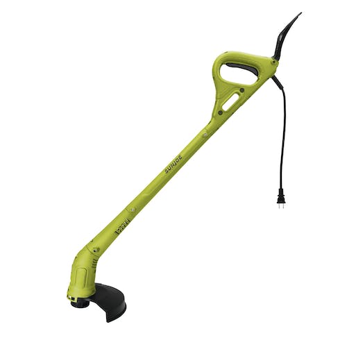 Restored Scratch and Dent Sun Joe TRJ608E Electric String Trimmer | 10-inch | 2.8-Amp | Semi-Auto Feed (Refurbished)