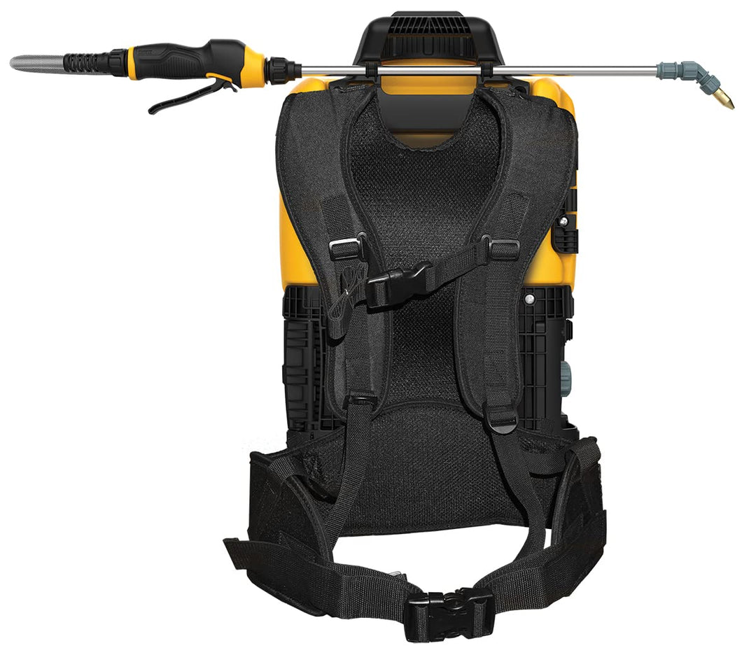 DEWALT DXSP190681 20V Lithium-ion Battery Powered Backpack, 4 Gallons, Yellow