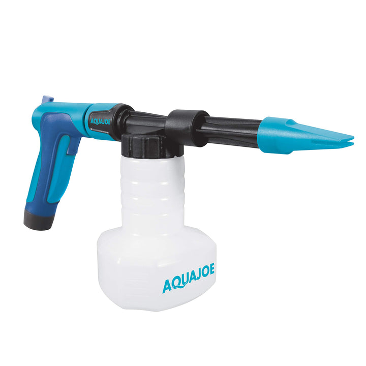 Restored Aqua Joe AJ-SPXN 2-in-1 Hose-Powered Adjustable Foam Cannon Spray Gun Blaster with Spray Wash Quick-Connect to Any Garden Hose (Refurbished)