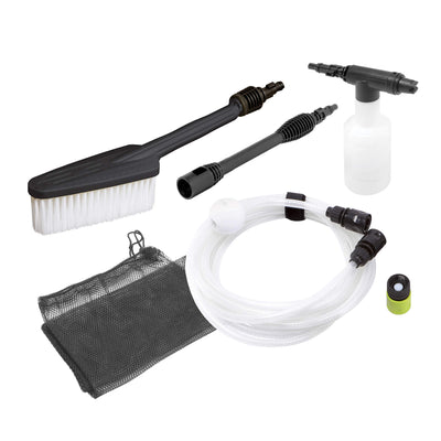 Sun Joe 24V-PP350-BDL iON+ Cordless 2.0-Ah 350-PSI 0.6-GPM Power Cleaner Bundle, Black