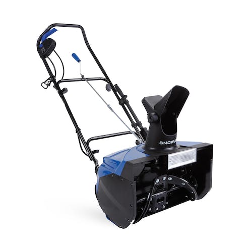 Restored Scratch and Dent Snow Joe SJ623E + SJCVR | Snow Blower Bundle | Electric Walk-Behind Single-Stage Snow Blower With Headlight (18-inch | 15-amp) + Protective Cover  (Refurbished)